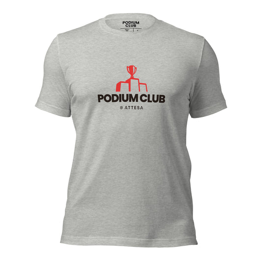 Podium Club Trophy Tee 2024 - White or Heather Grey