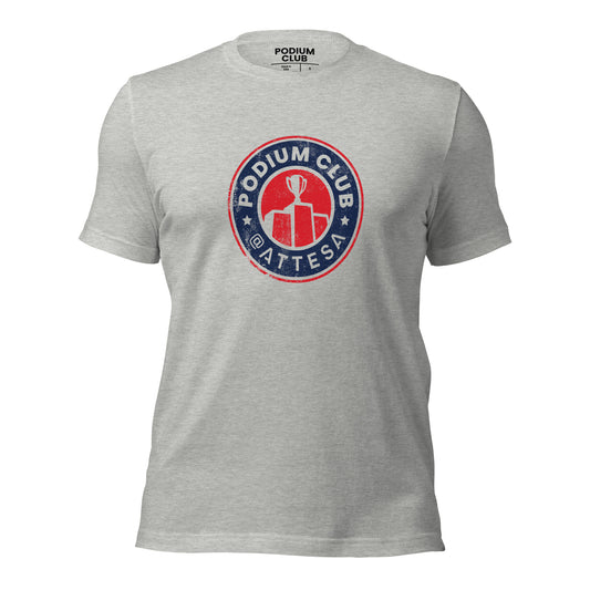 Podium Club Distressed Classic Logo Tee