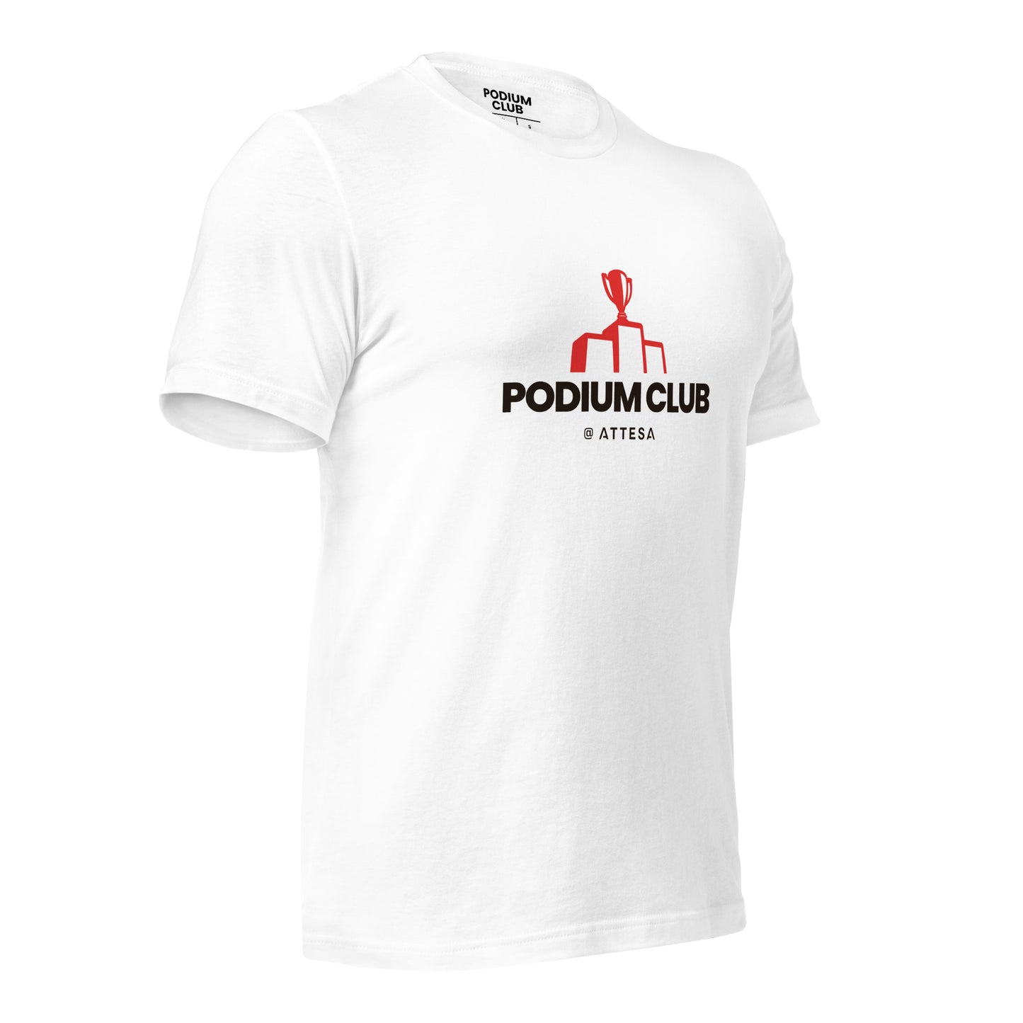 Podium Club Trophy Tee 2024 - White or Heather Grey