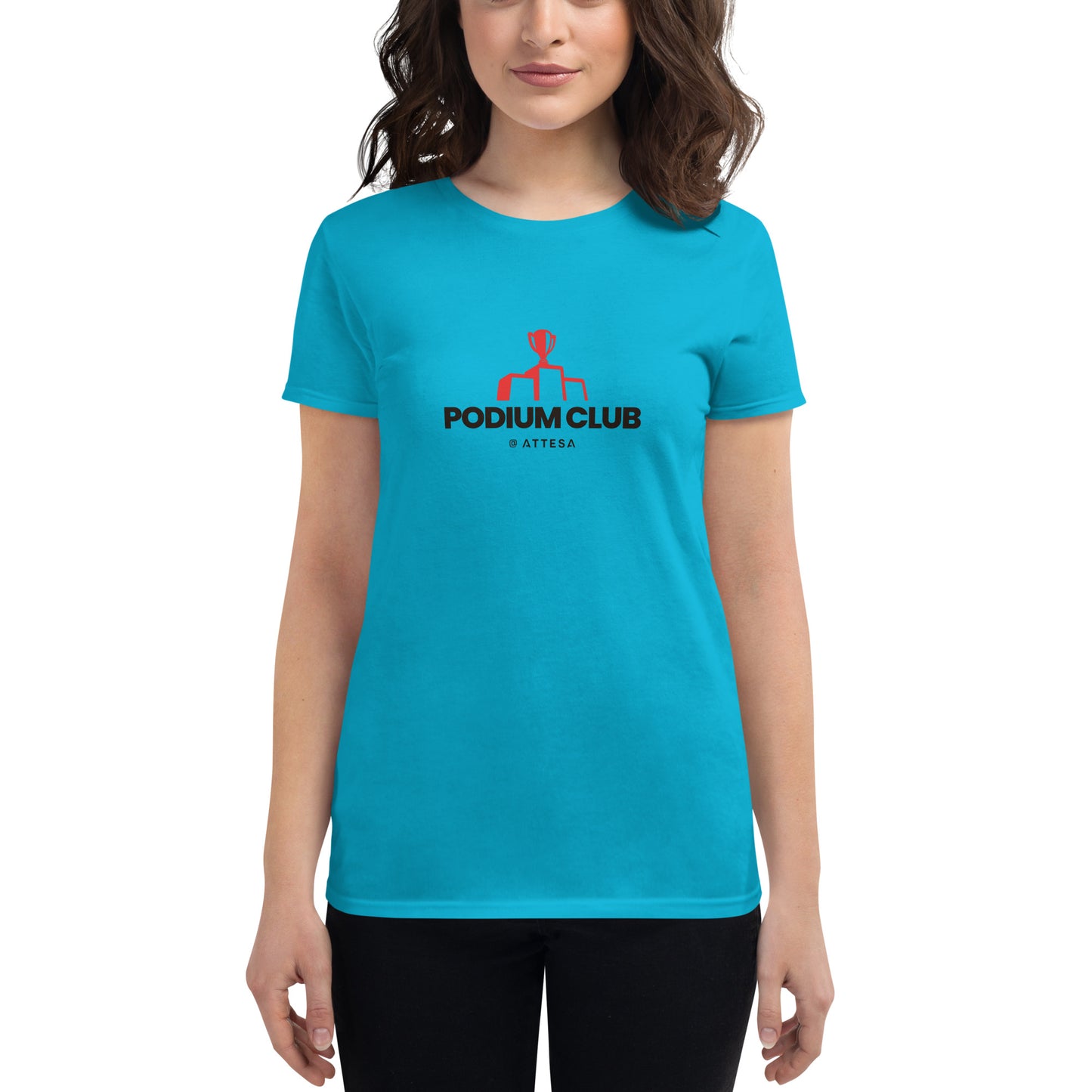 Women's Podium Club Trophy Short Sleeve T-shirt