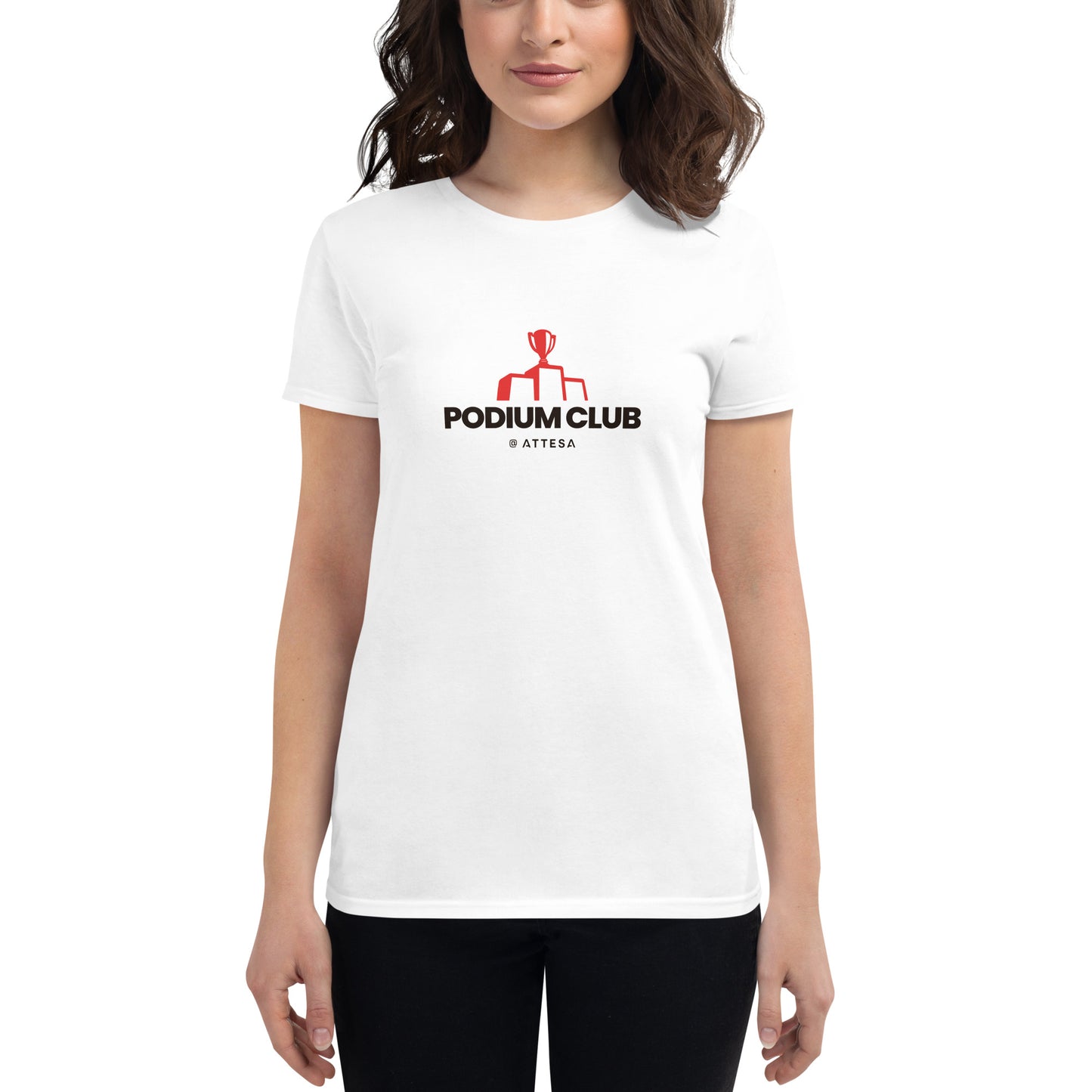 Women's Podium Club Trophy Short Sleeve T-shirt
