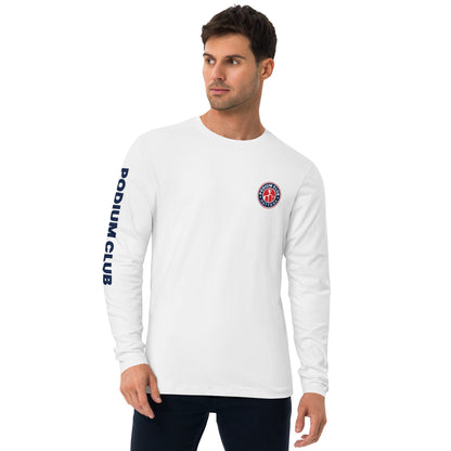 Podium Club Long Sleeve Fitted Crew