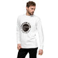 Mens Premium Podium Club Track Crest Sweatshirt - White