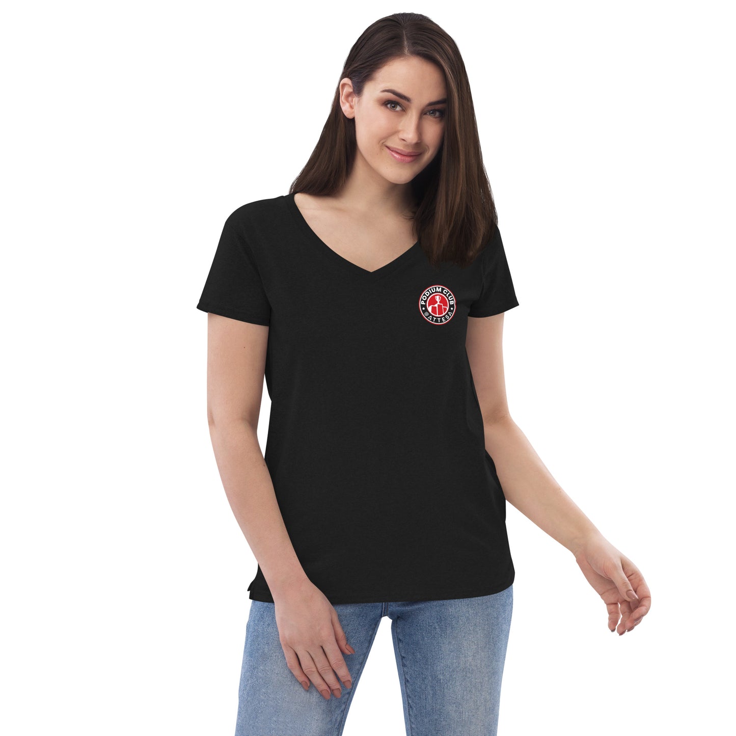 Women’s Recycled Podium Club V-Neck T-Shirt