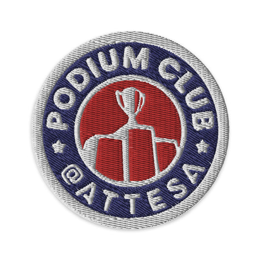 Podium Club Logo Embroidered Patches