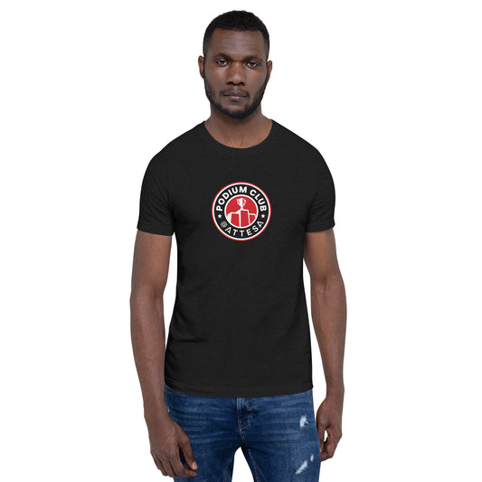 Men's Podium Club Logo & Track Map T-Shirt - Navy or Black