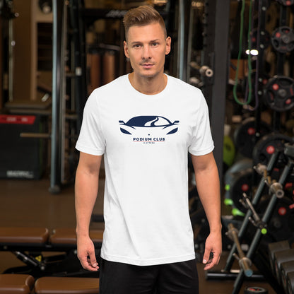 Men's SportsCar & Track Map T-Shirt - White